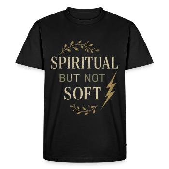 Maman chrétienne Foi Humour Erreurs bénies - T-shirt Premium bio Homme - noir - Devant - Nico (187cm)