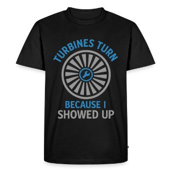 Aviation Mechanic Faa Humor Aircraft Technician - Men's Premium Organic T-Shirt - black - Front - Nico (187cm)