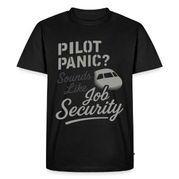 Aviation Mechanic Faa Humor Aircraft Technician - Men's Premium Organic T-Shirt - black - Front - Nico (187cm)