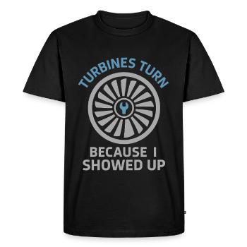 Aviation Mechanic Faa Humor Aircraft Technician - Men's Premium Organic T-Shirt - black - Front - Nico (187cm)