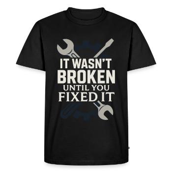 Aviation Mechanic Faa Humor Aircraft Technician - Men's Premium Organic T-Shirt - black - Front - Nico (187cm)