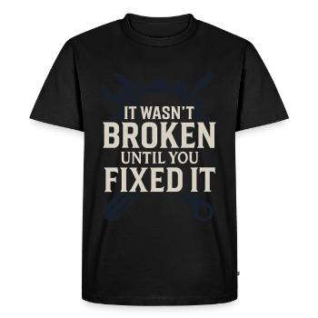 Aviation Mechanic Faa Humor Aircraft Technician - Men's Premium Organic T-Shirt - black - Front - Nico (187cm)