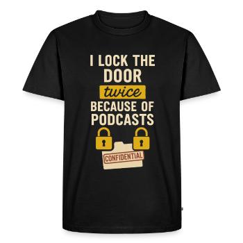 Murderino Fan Forensic Humor - Men's Premium Organic T-Shirt - black - Front - Nico (187cm)