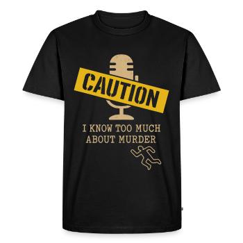 Murderino Fan Forensic Humor - Men's Premium Organic T-Shirt - black - Front - Nico (187cm)