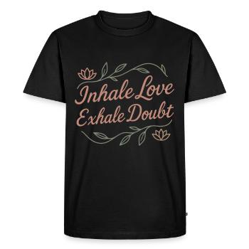 Boho Yoga Cadeau spirituel pour les yogis conscients - T-shirt Premium bio Homme - noir - Devant - Nico (187cm)