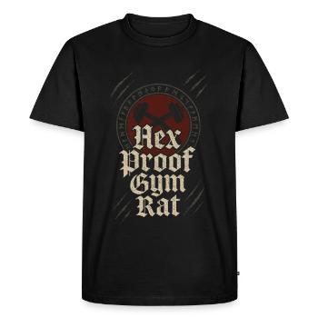 Goth Gym Sombre Fitness Alternative Training Gothique - T-shirt Premium bio Homme - noir - Devant - Nico (187cm)