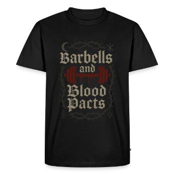 Goth Gym Sombre Fitness Alternative Training Gothique - T-shirt Premium bio Homme - noir - Devant - Nico (187cm)