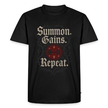 Goth Gym Sombre Fitness Alternative Training Gothique - T-shirt Premium bio Homme - noir - Devant - Nico (187cm)
