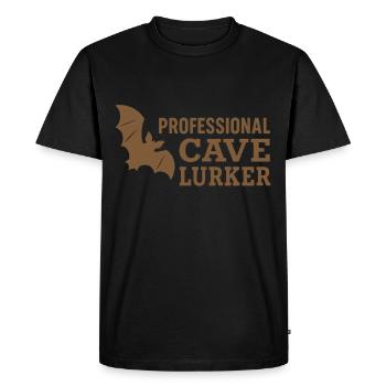 Spéléologie Science des grottes Spéléologie Etudiant Géologie - T-shirt Premium bio Homme - noir - Devant - Nico (187cm)