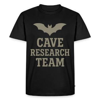Spéléologie Science des grottes Spéléologie Etudiant Géologie - T-shirt Premium bio Homme - noir - Devant - Nico (187cm)