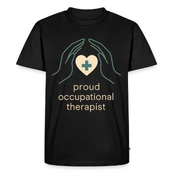 Occupational Therapist Ot Gift Healthcare Reha - Men's Premium Organic T-Shirt - black - Front - Nico (187cm)