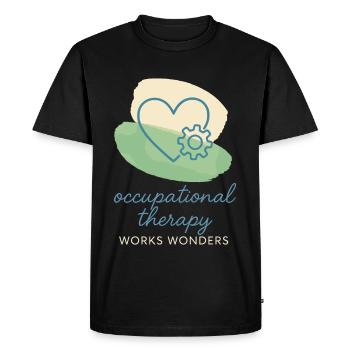 Occupational Therapist Ot Gift Healthcare Reha - Men's Premium Organic T-Shirt - black - Front - Nico (187cm)