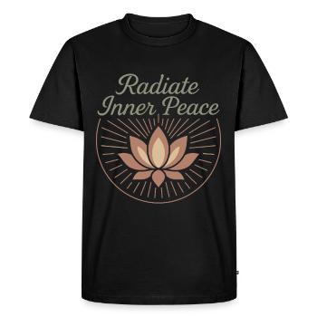 Boho Yoga Cadeau spirituel pour les yogis conscients - T-shirt Premium bio Homme - noir - Devant - Nico (187cm)