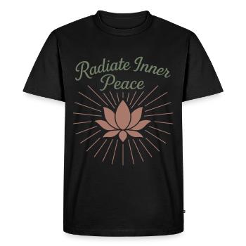 Boho Yoga Cadeau spirituel pour les yogis conscients - T-shirt Premium bio Homme - noir - Devant - Nico (187cm)