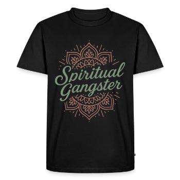 Boho Yoga Cadeau spirituel pour les yogis conscients - T-shirt Premium bio Homme - noir - Devant - Nico (187cm)