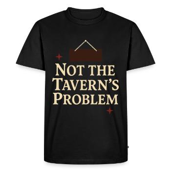Medieval Tavern Renaissance Fair - Men's Premium Organic T-Shirt - black - Front - Nico (187cm)