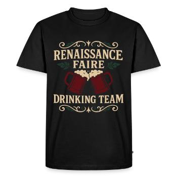 Medieval Tavern Renaissance Fair - Men's Premium Organic T-Shirt - black - Front - Nico (187cm)