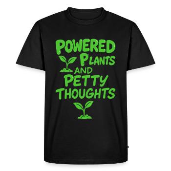 Vegan Punk Rebel Vegan Vegan Anarchist Vegan - Men's Premium Organic T-Shirt - black - Front - Nico (187cm)