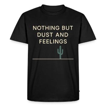 Cowboy triste Cowboy western Emo Fan de musique country - T-shirt Premium bio Homme - noir - Devant - Nico (187cm)