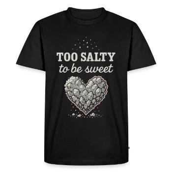 Salt Lover Sodium Dependent Nacl Meme - Men's Premium Organic T-Shirt - black - Front - Nico (187cm)