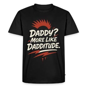 Punk Dad Alternatif Paternité Rebelle - T-shirt Premium bio Homme - noir - Devant - Nico (187cm)