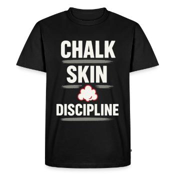 Strength Training for Climbers Hangboard - Men's Premium Organic T-Shirt - black - Front - Nico (187cm)