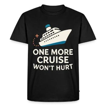 Cruise Addict Funny Cruise Loyalty Ocean - Men's Premium Organic T-Shirt - black - Front - Nico (187cm)