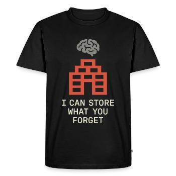 Memory Athlete Mnemonic Brain Training Mental - Men's Premium Organic T-Shirt - black - Front - Nico (187cm)
