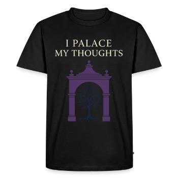 Memory Athlete Mnemonic Brain Training Mental - Men's Premium Organic T-Shirt - black - Front - Nico (187cm)