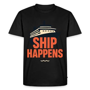Cruise Addict Funny Cruise Loyalty Ocean - Men's Premium Organic T-Shirt - black - Front - Nico (187cm)