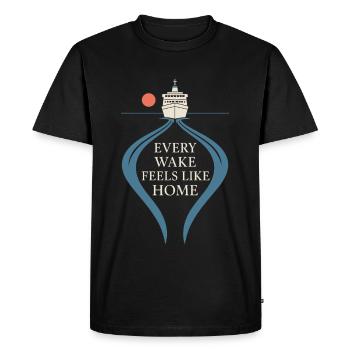 Cruise Addict Funny Cruise Loyalty Ocean - Men's Premium Organic T-Shirt - black - Front - Nico (187cm)