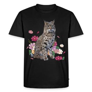 Lynx - T-shirt Premium bio Homme - noir - Devant - Nico (187cm)