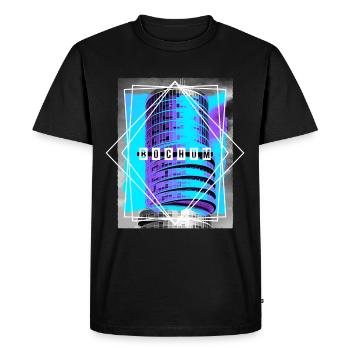 Bochum Germany City Skyline Home Love - Men's Premium Organic T-Shirt - black - Front - Nico (187cm)