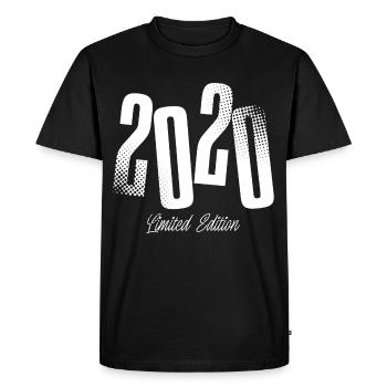 2020 Année de naissance Année de naissance - T-shirt Premium bio Homme - noir - Devant - Nico (187cm)