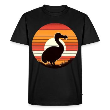 Dodo - T-shirt Premium bio Homme - noir - Devant - Nico (187cm)