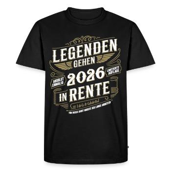 Des légendes qui prendront leur retraite en 2026 Absolument unique - T-shirt Premium bio Homme - noir - Devant - Nico (187cm)