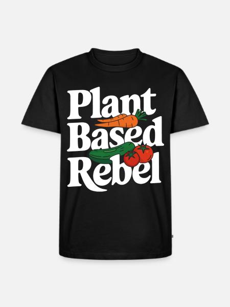 Vegetarian Vegan Veggie Vegetarian - Men's Premium Organic T-Shirt - black