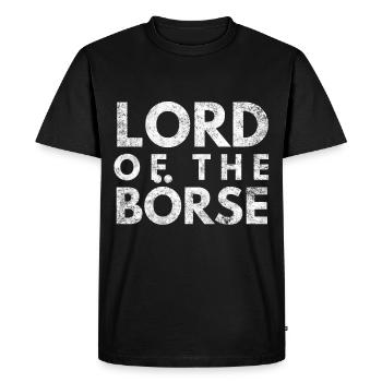 Stock Exchange Shares Money Investor Finance Gift 7 - Men's Premium Organic T-Shirt - black - Front - Nico (187cm)