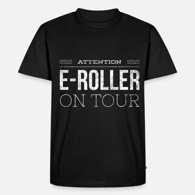 Escooter E-Roller Scoot Geschenk 1 - Männer Premium Bio T-Shirt - Schwarz