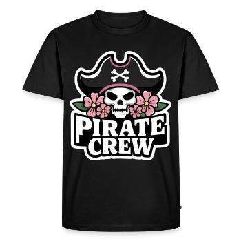 Pirate Pirate Carnival Halloween - Men's Premium Organic T-Shirt - black - Front - Nico (187cm)