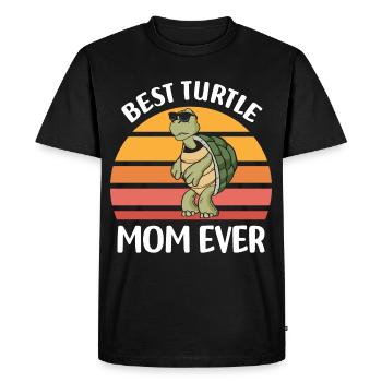 Tortoises - Men's Premium Organic T-Shirt - black - Front - Nico (187cm)