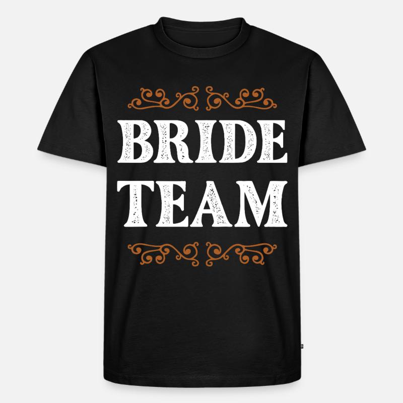 Bride Crew - Männer Premium Bio T-Shirt - Schwarz