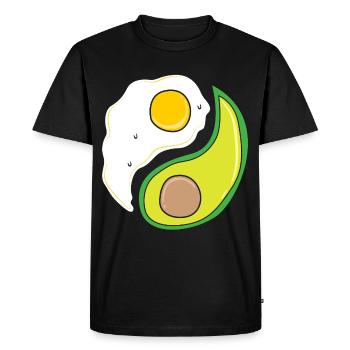 Keto Diet - Men's Premium Organic T-Shirt - black - Front - Nico (187cm)