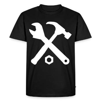 Wrench craftsman tool craft - Men's Premium Organic T-Shirt - black - Front - Nico (187cm)