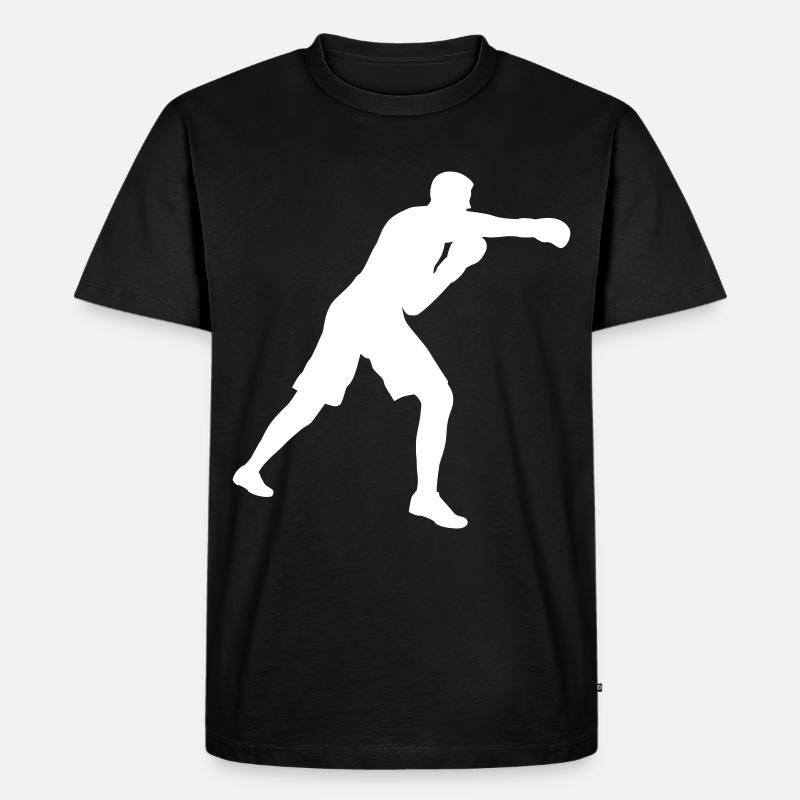 Boxe Design Cadeau Idée Boxer - T-shirt Premium bio Homme - noir