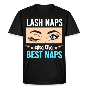 Maquillage Cosmétiques Esthéticienne - T-shirt Premium bio Homme - noir - Devant - Nico (187cm)