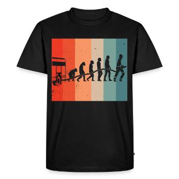 Firefighter Firefighter, Evolution Fire Department - Men's Premium Organic T-Shirt - black - Front - Nico (187cm)