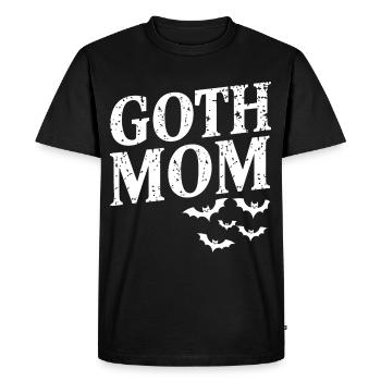 Maman gothique ! Alt Esthétique Goth Maman Emo - T-shirt Premium bio Homme - noir - Devant - Nico (187cm)