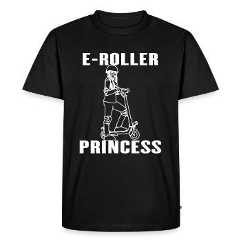 Elektro Roller Princesse E-Roller Idée cadeau - T-shirt Premium bio Homme - noir - Devant - Nico (187cm)