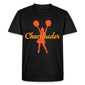 Championnats Cheerleading - T-shirt Premium bio Homme - noir - Devant - Nico (187cm)